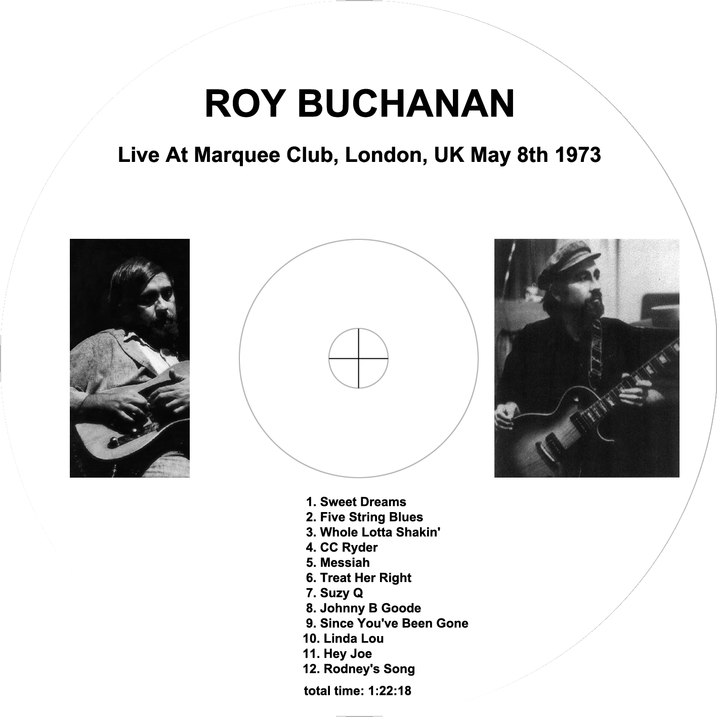 roy buchanan 1973 05 08 marquee club london enlarged label one cd