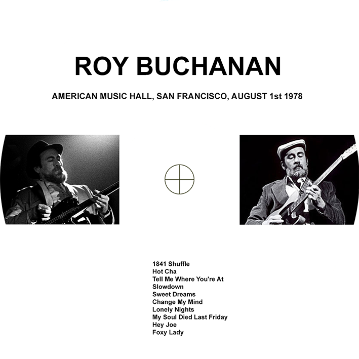 roy buchanan 1978 08 01 cdr san francisco label
