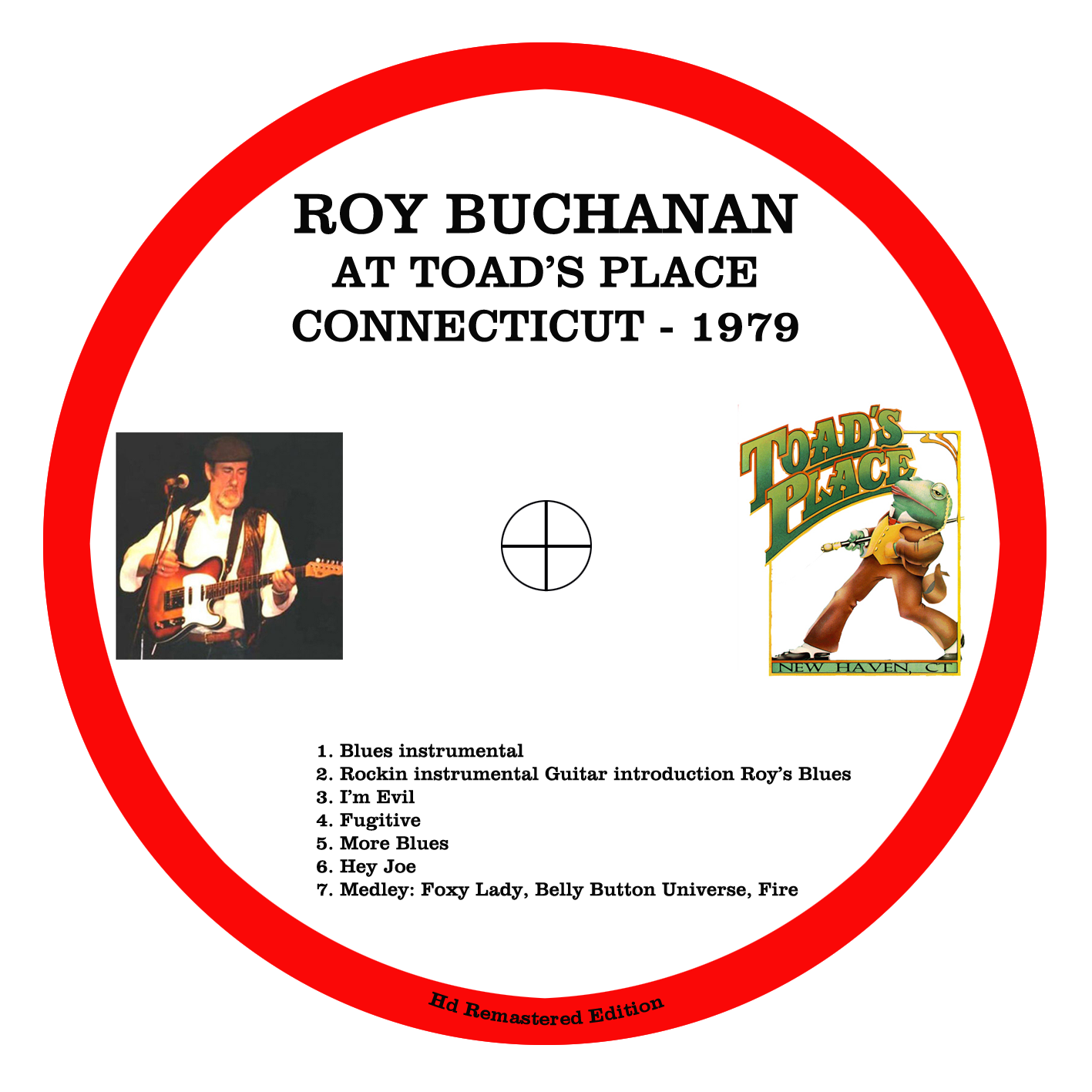 roy buchanan cdr toad's place connecticut 1979 label