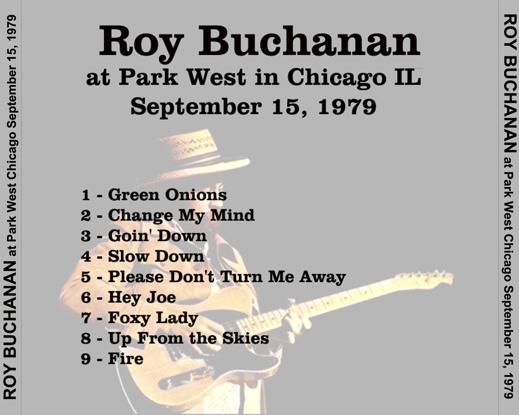 roy buchanan 1979 09 15 cdr park west chicago tray