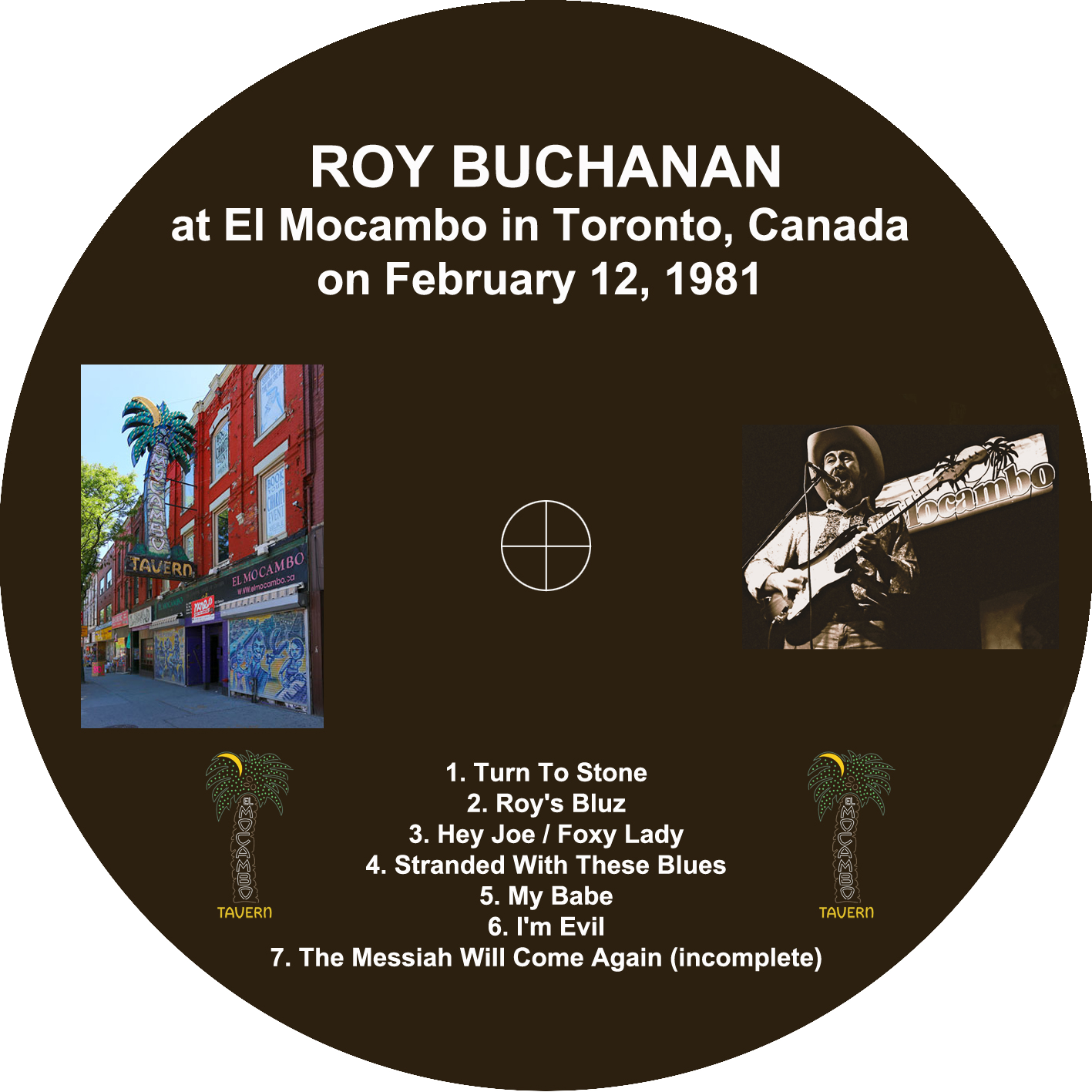 roy buchanan 1981 02 12 cdr el mocambo toronto label