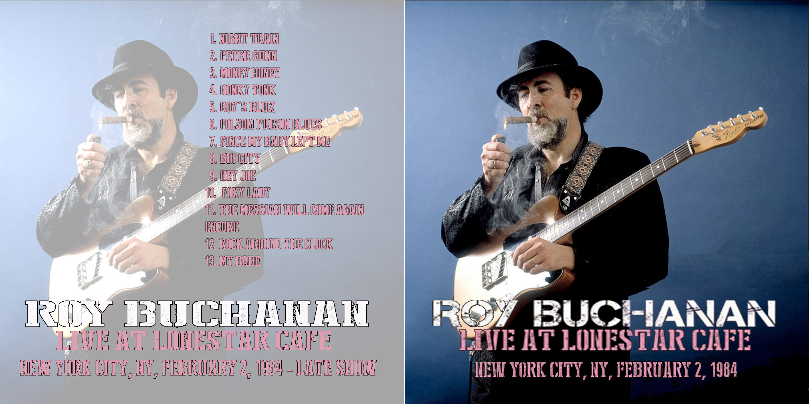 roy buchanan 1984 02 02 cdr lonestar cafe cover out