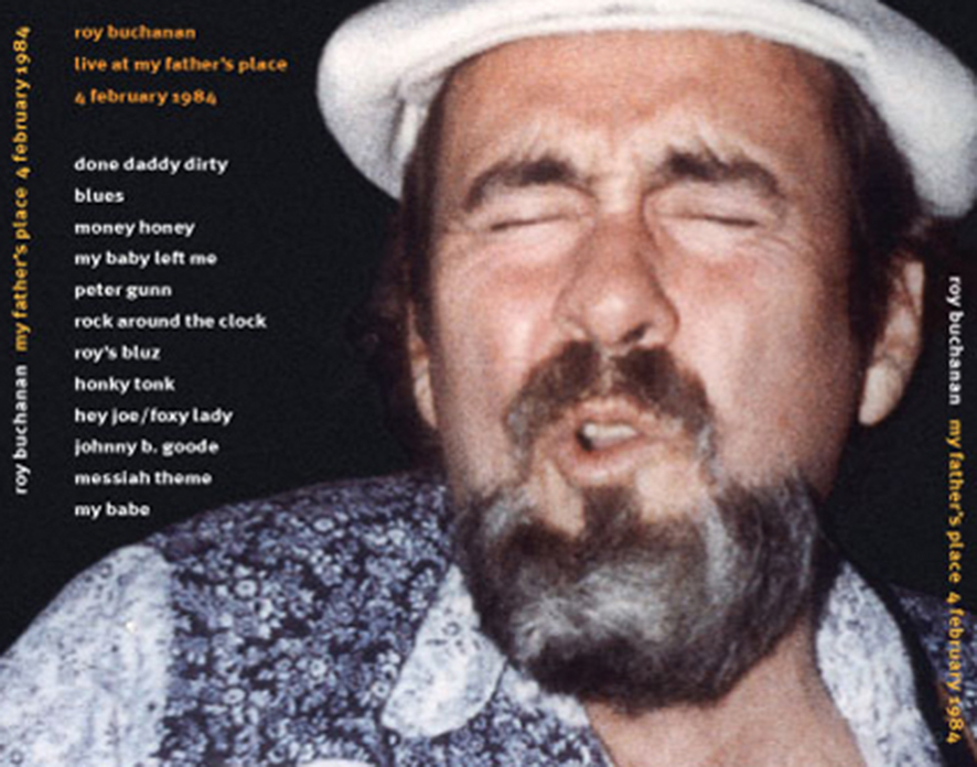 roy buchanan 1984 02 04 cdr my father's place 1984 tray