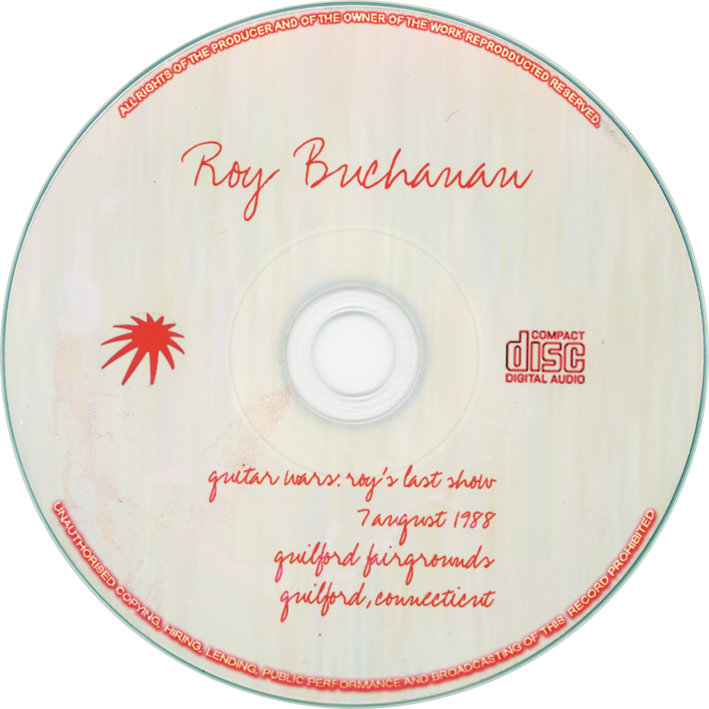 roy buchanan 1988 08 07 cd guilfor guitar wars label