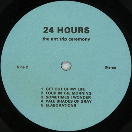 Ant Trip Ceremony LP 24 Hours label Resurrection label 2