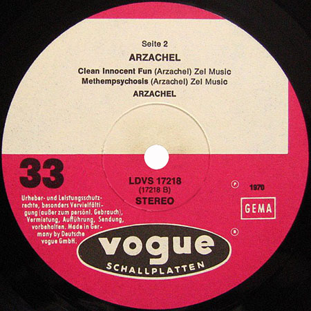 arzachel lp arzachel vogue schallplatten ldvs 17218 Germany 1970 label 2