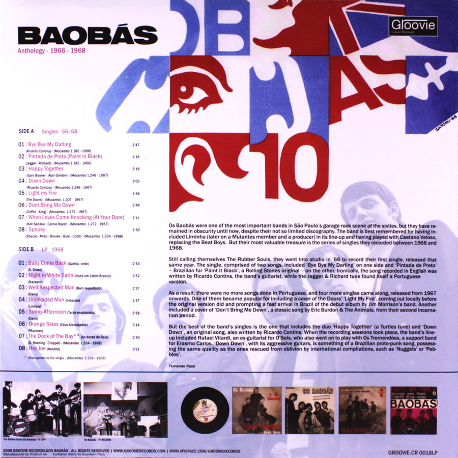 os baobas la anthology 1966-1968 back