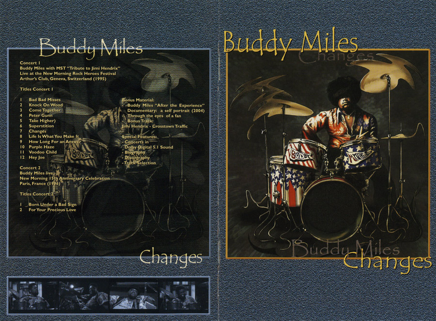 buddy miles dvd changes front