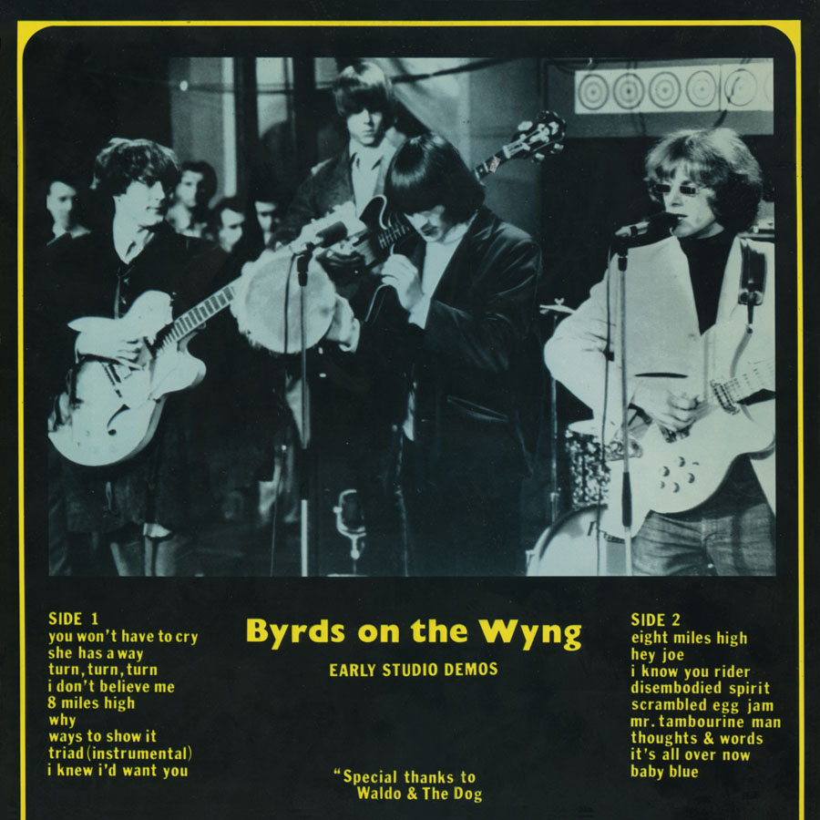 the Byrds lp byrds on the wyng back