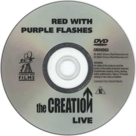 creation dvd live label