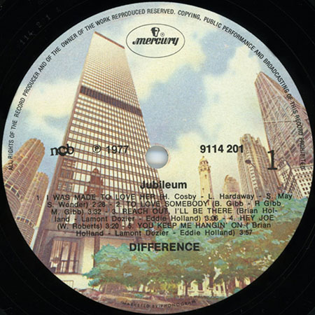 difference lp jubileum 1967-1977 label 1