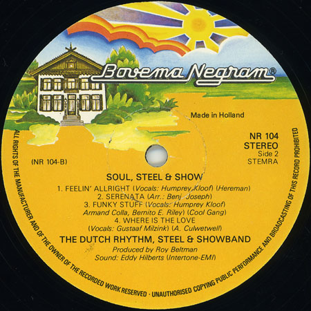 dutch rhythm steel show band lp soul steel and show label 2
