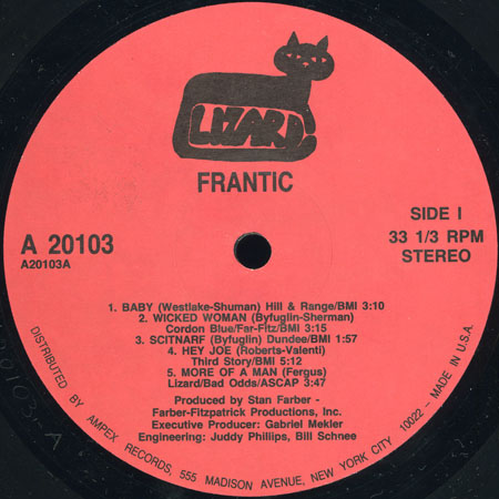 frantic lp conception label 1