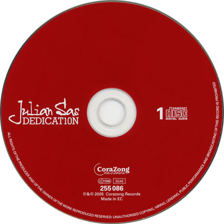 julian sas 2dvd 2cd dedication sleeve label cd1