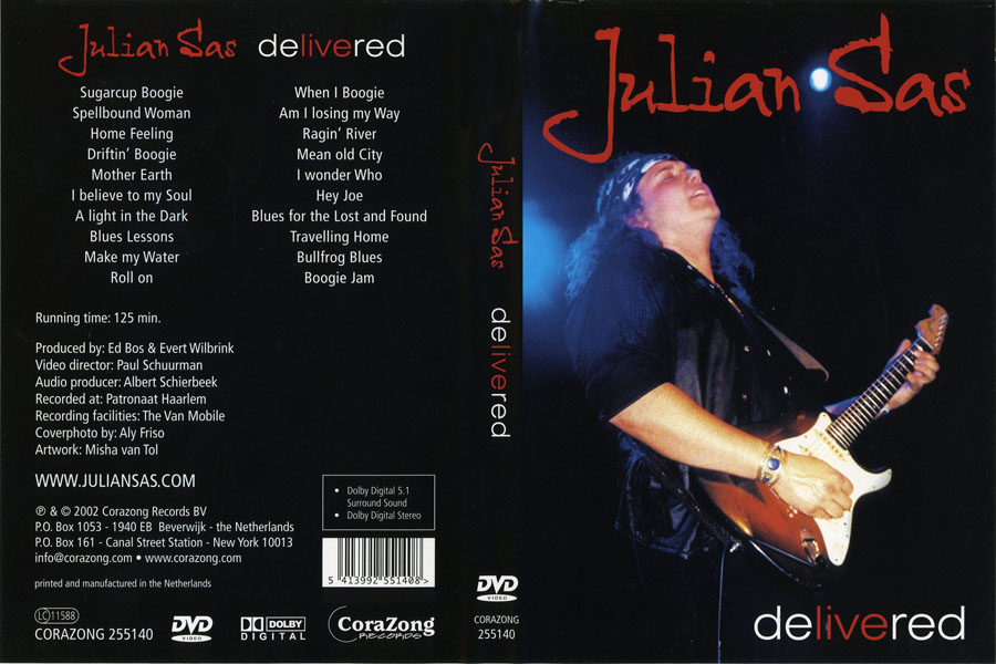 julian sas dvd delivered front