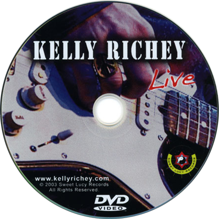 Kelly Richey DVD Live at Club Cafe, Pittsburgh, 2003 label