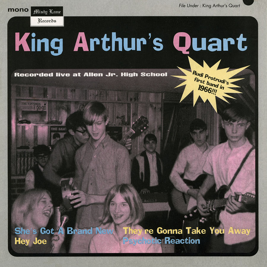 king arthur's quart ep allen jr high school 1966 front