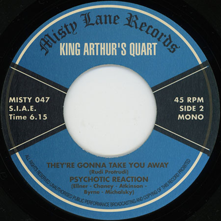king arthur's quart ep allen jr high school 1966 label 2