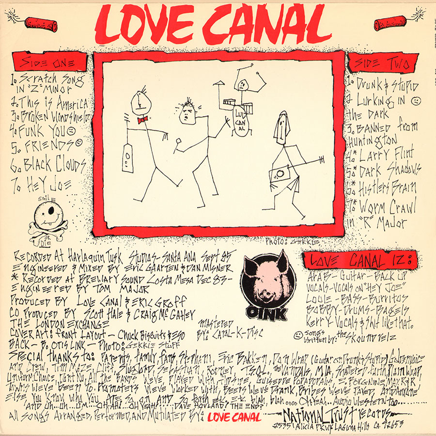 love canal lp its a dog life so blow it out yer a**  back