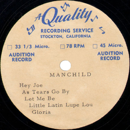 manchild lp manchild's first label 1