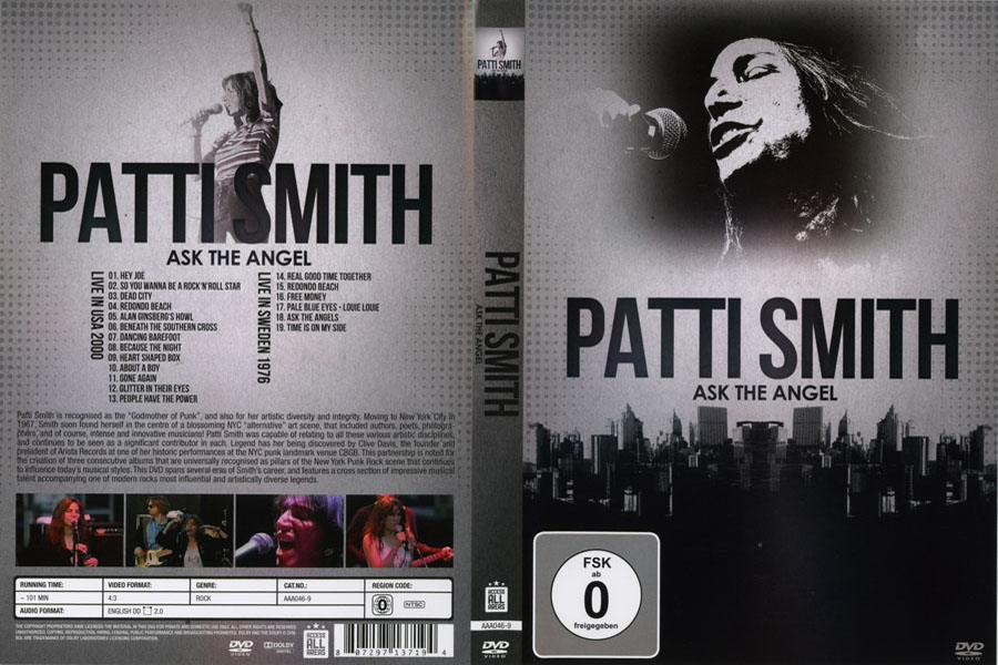 patti smith dvd ask the angel front