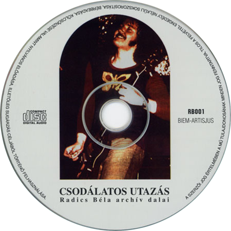 Radics Bela CD Csodalatos Utazas label