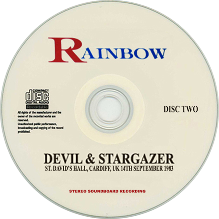 
rainbow 1983 09 14 cardiff cd devil and stargazer label 2
