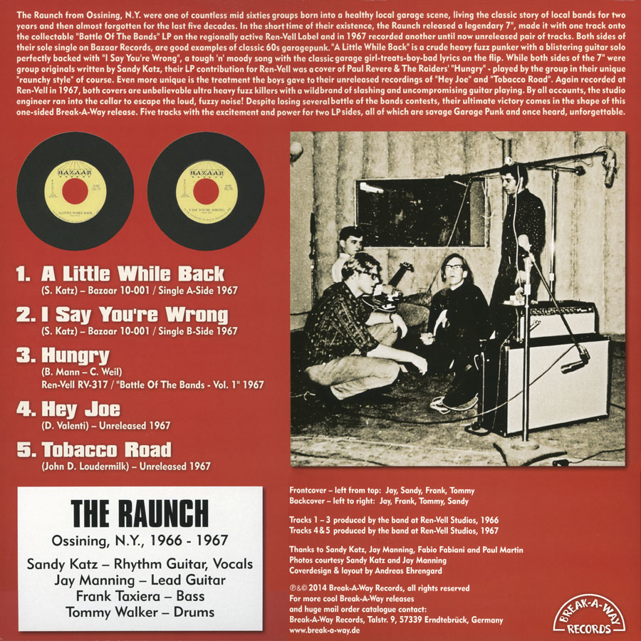 the raunch lp total raunch back