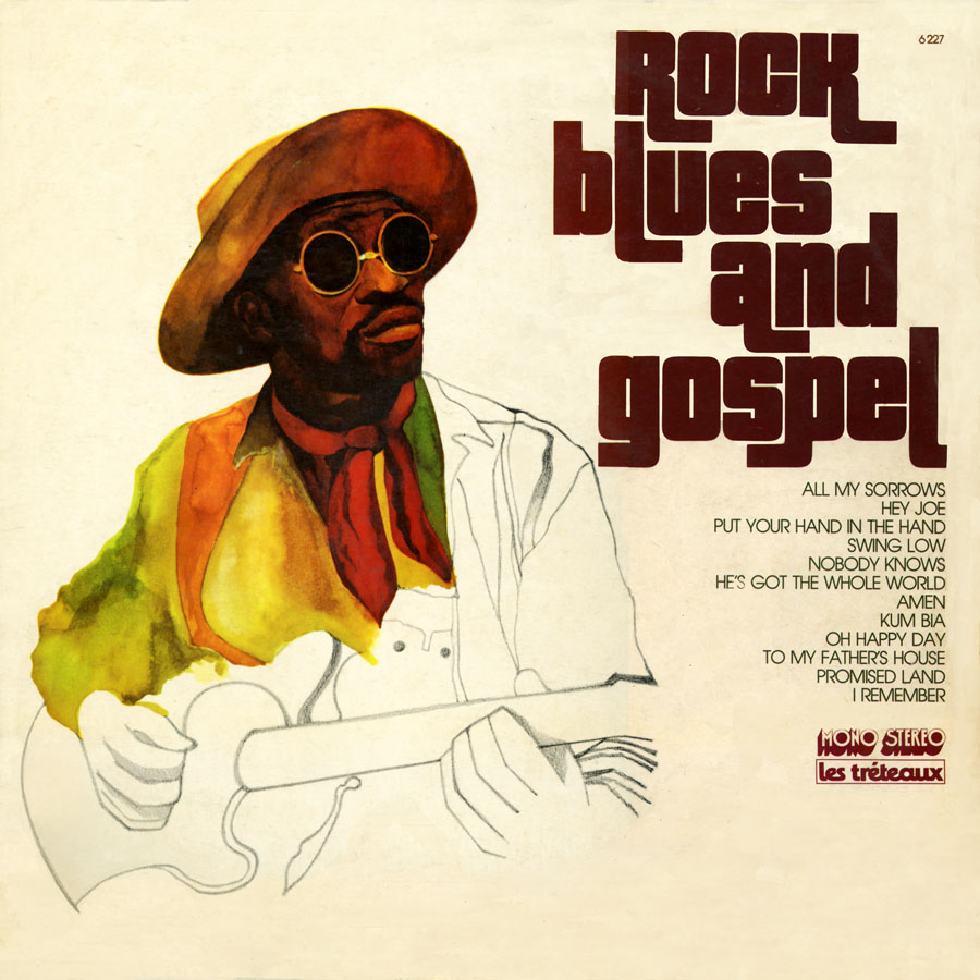 Rock Gospel LP Rock Blues and Gospel front