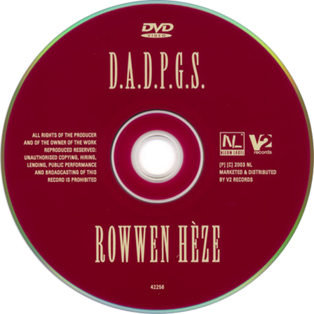 rowwen heze cd and dvd dadpgs label dvd