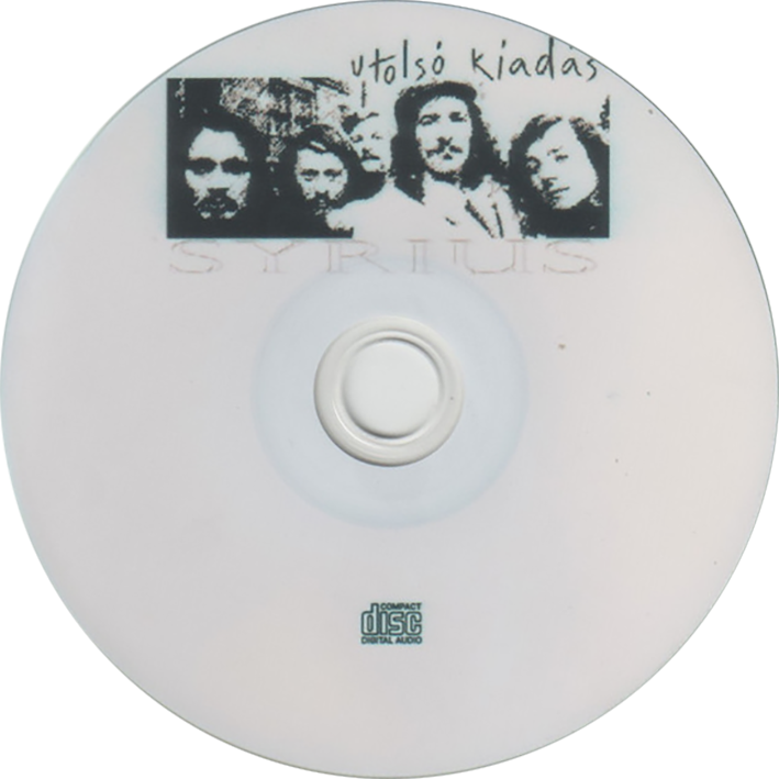 Syrius CD DVD Utolso Kiadas original label CD
