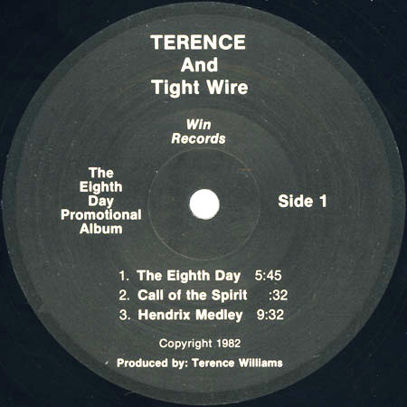 terence and the tight wire lp the eighth day label 1