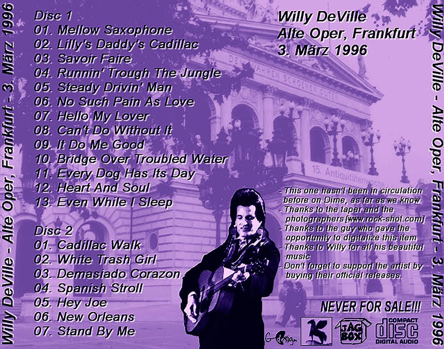 willy deville 1996 03 03 cd alte oper frankfurt tray