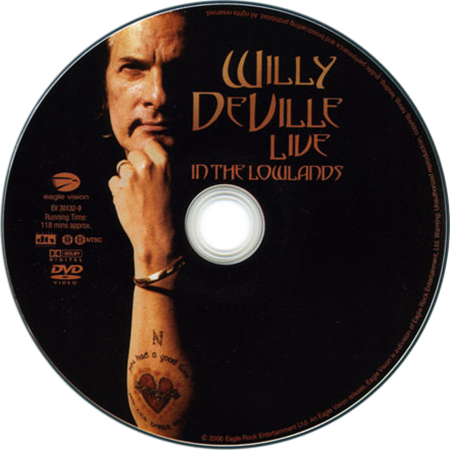 Willy Deville 2005 DVD Live in the Lowlands label
