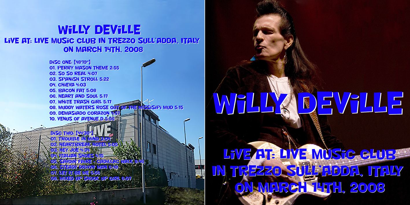 willy deville 2008 03 14 cd music club trezzo sull'adda italycover