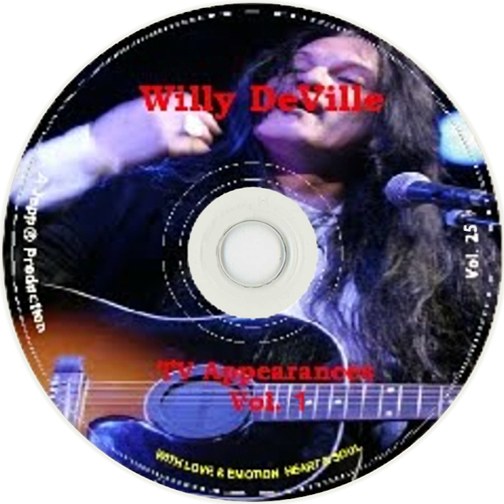 willy deville dvdr tv appearances vol 1 original label