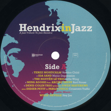 Willy Deville LP Hendrix In Jazz label A