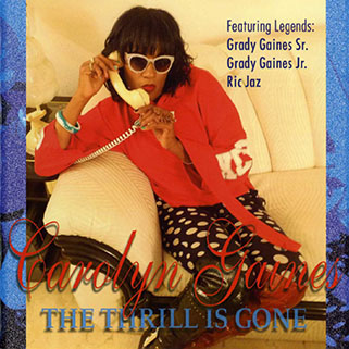 carolyn gaines cd the thrill is gone front