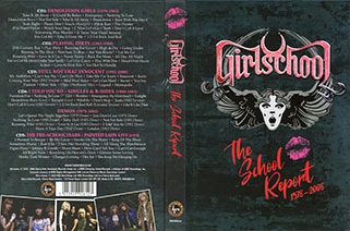 painted lady pre girlschool 5 cd school report 1978-2008 front