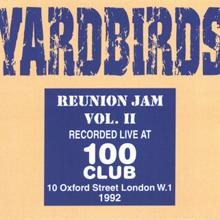 yardbirds cd at 100 club front