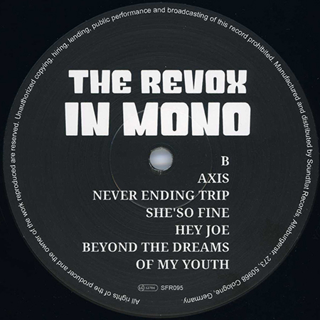 the Revox LP In Mono side B