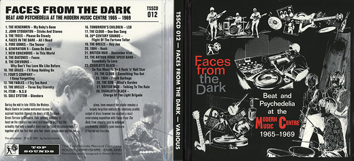 Breeze CD Faces From The Dark cover of the booklet