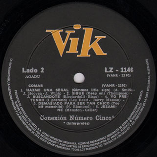 conexion numero cinco lp same uruguay label 2