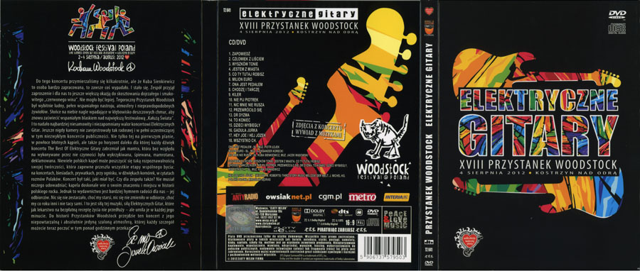 elektryczne gitary cd dvd 28th przystanek woddstock out
