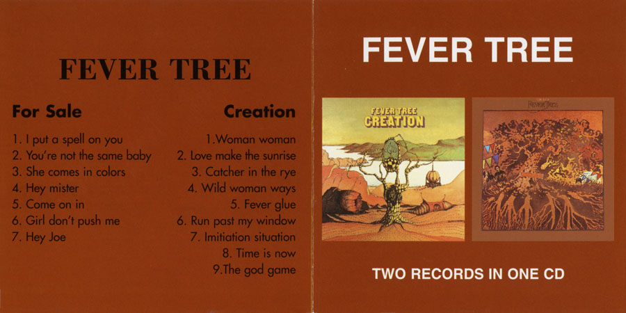 fever tree cd creation and for sale out