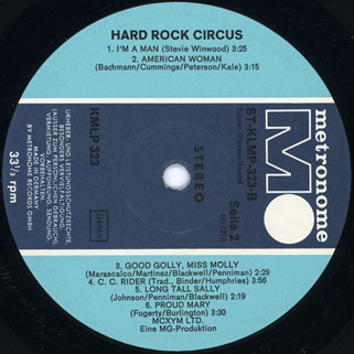 hard rock circus lp same metronomr germany label 2