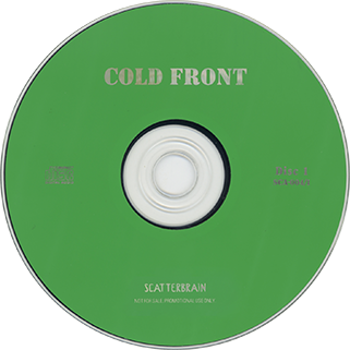 jeff beck cd cold front london sapporo 2005 label 1
