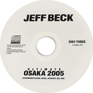 jeff beck cd ultimate osaka 2005 label 3