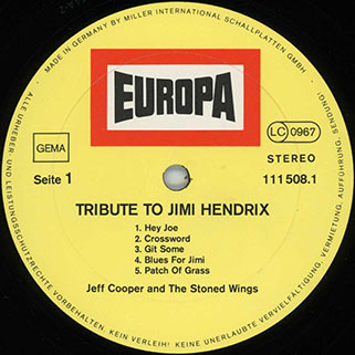jeff cooper tribute to jimi hendrix 111 508 label 1