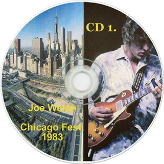 joe walsh cd at chicago fest 1983 original label 1